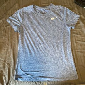 Blue Nike work out shirt